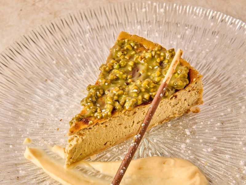 Tarte de pistáchio e queijo: receita italiana